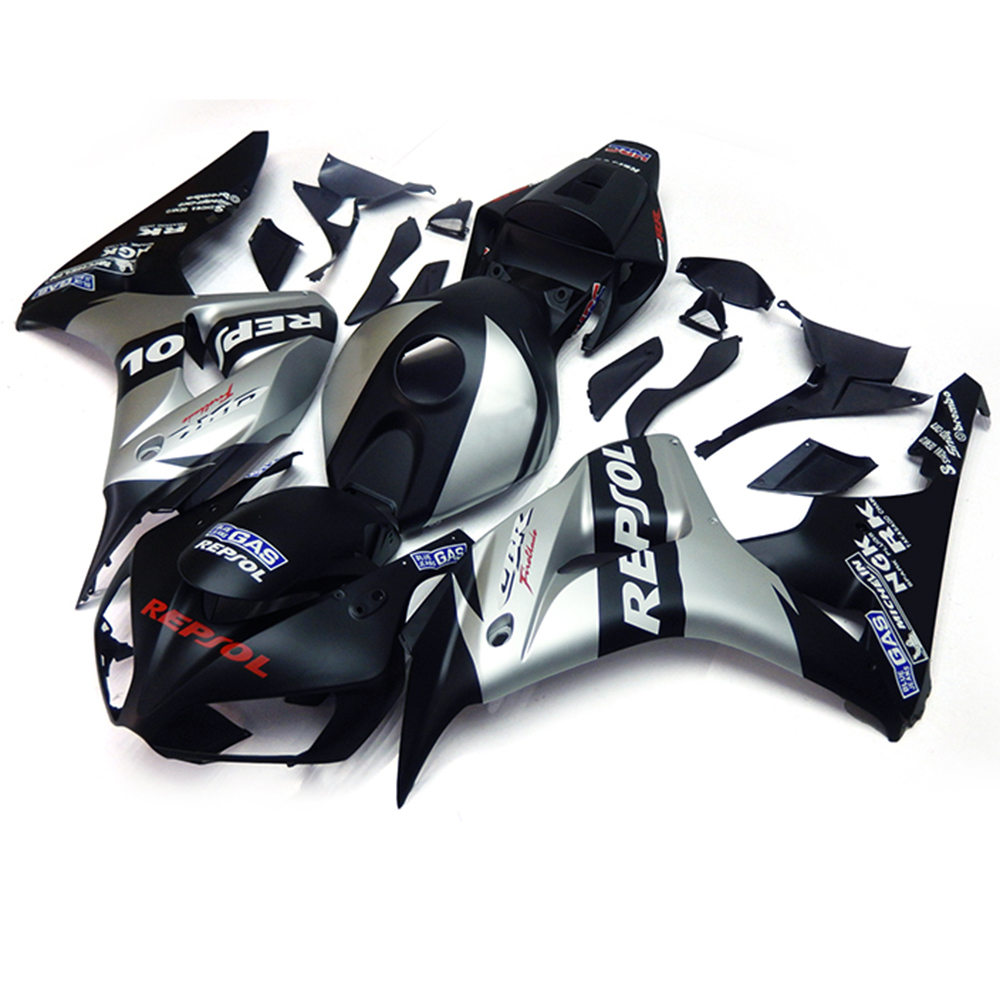 Fairing Kit Fit For Honda CBR1000RR 2006 - 2007 - Black Silver