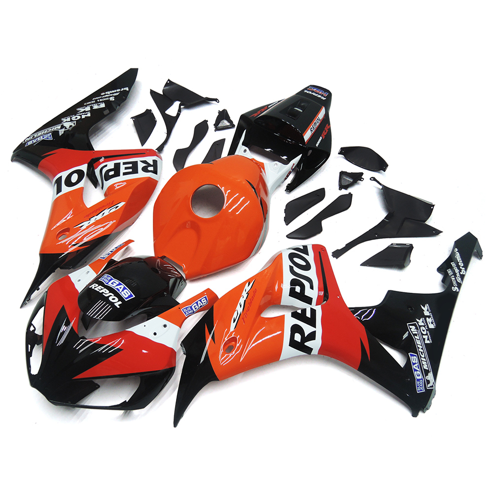 Fairing Kit Fit For Honda CBR1000RR 2006 - 2007 - Black Orange Red White
