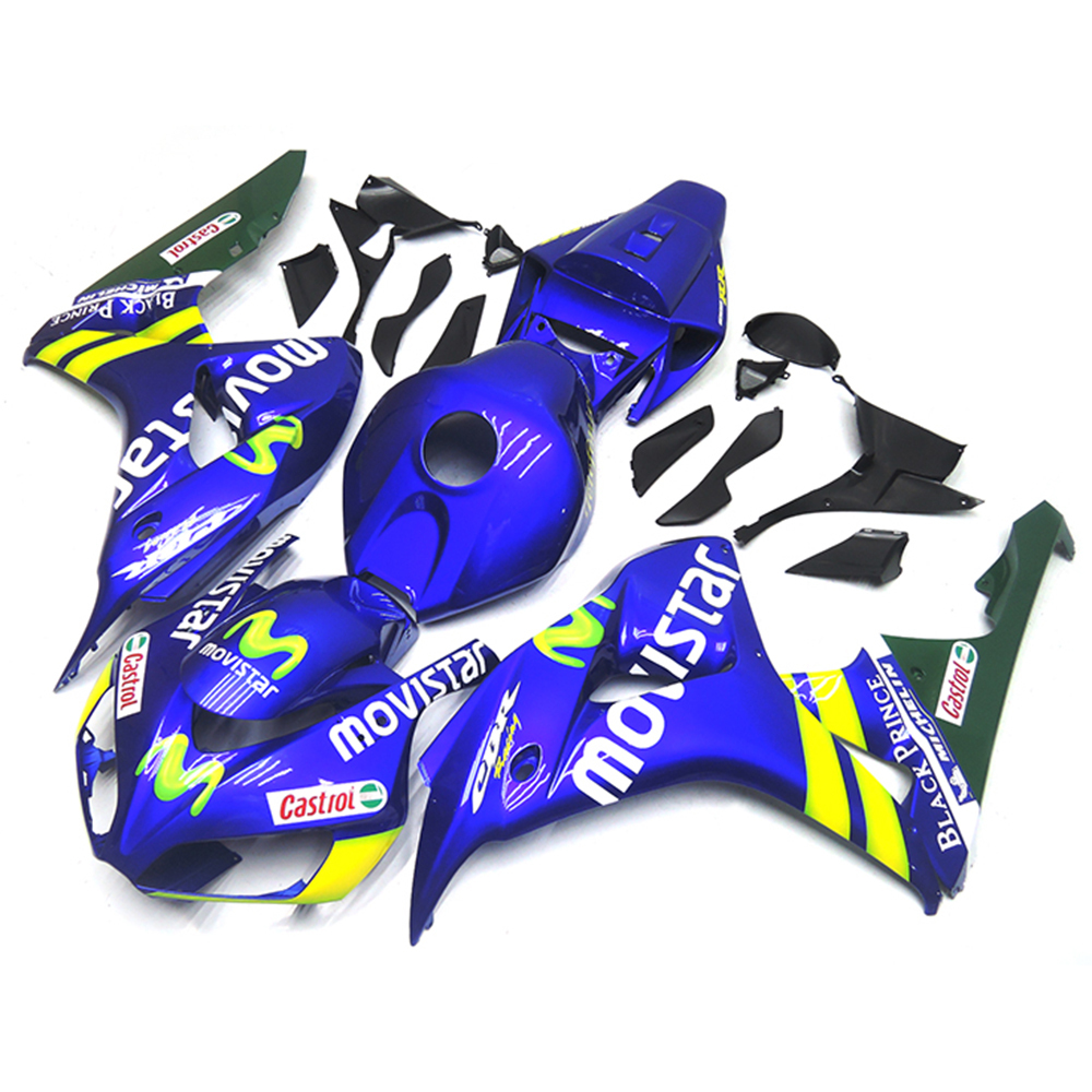 Fairing Kit Fit For Honda CBR1000RR 2006 - 2007 - Blue Yellow Green