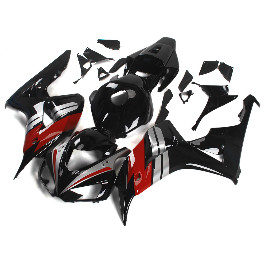 Fairing Kit Fit For Honda CBR1000RR 2006 - 2007 - Black Silver Dark Red