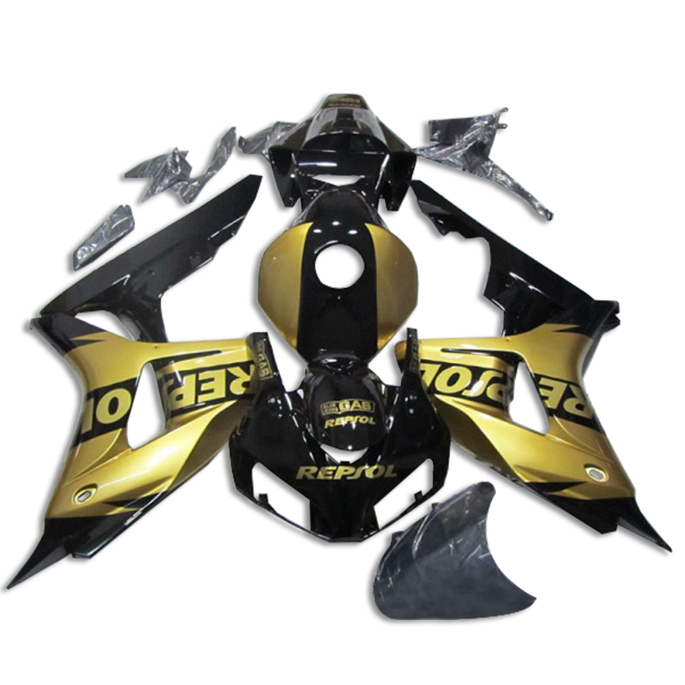 Fairing Kit Fit For Honda CBR1000RR 2006 - 2007 - Black Gold