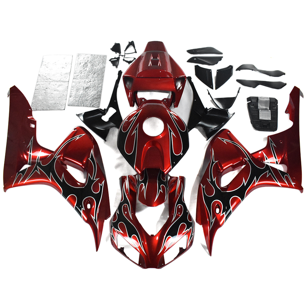 Fairing Kit Fit For Honda CBR1000RR 2006 - 2007 - Dark Red Black
