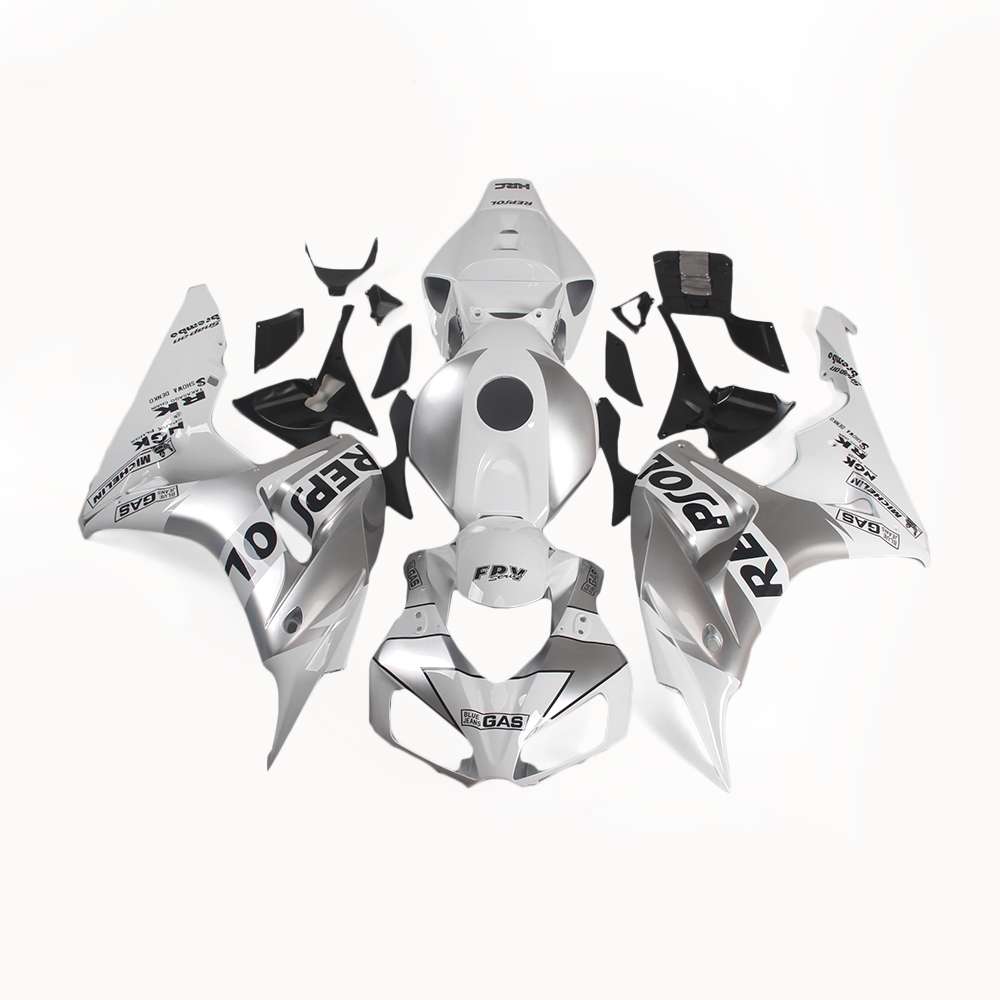Fairing Kit Fit For Honda CBR1000RR 2006 - 2007 - White Silver
