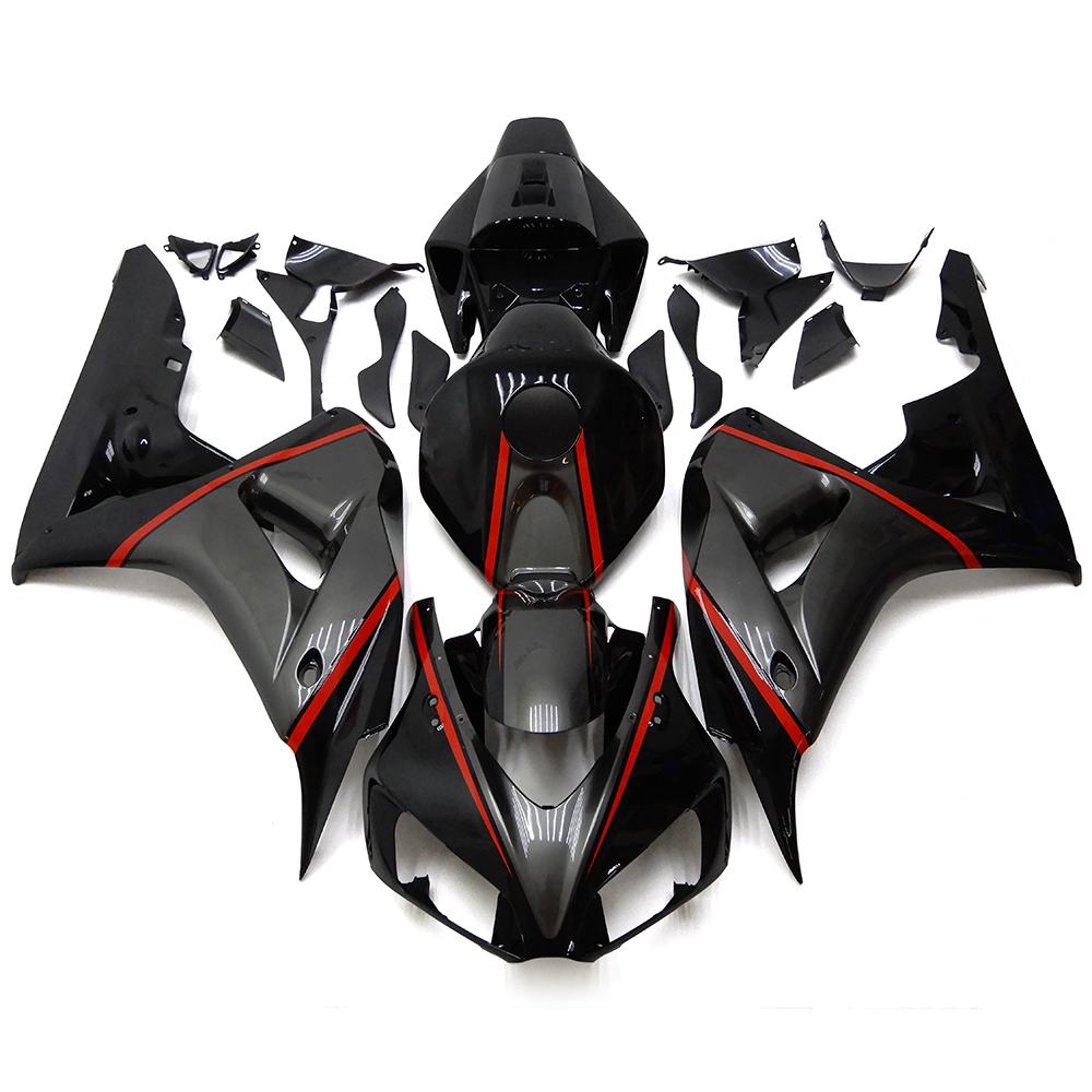 Fairing Kit Fit For Honda CBR1000RR 2006 - 2007 - Black Grey Red