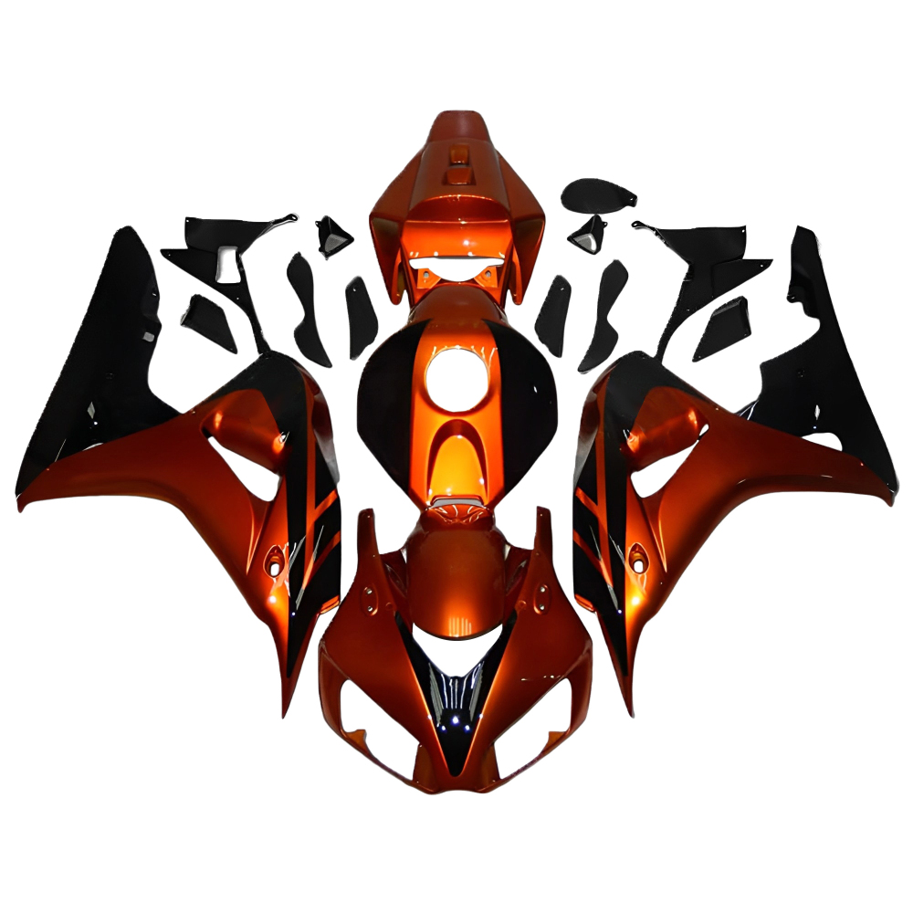 Fairing Kit Fit For Honda CBR1000RR 2006 - 2007 - Dark Orange Black