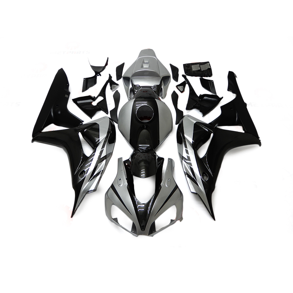 Fairing Kit Fit For Honda CBR1000RR 2006 - 2007 - Silver Black