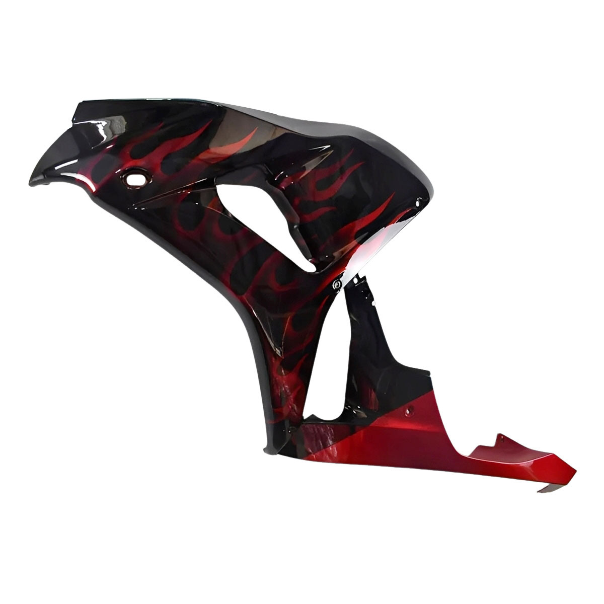 Fairing Kit Fit For Honda CBR1000RR 2006 - 2007 - Black Red Flame