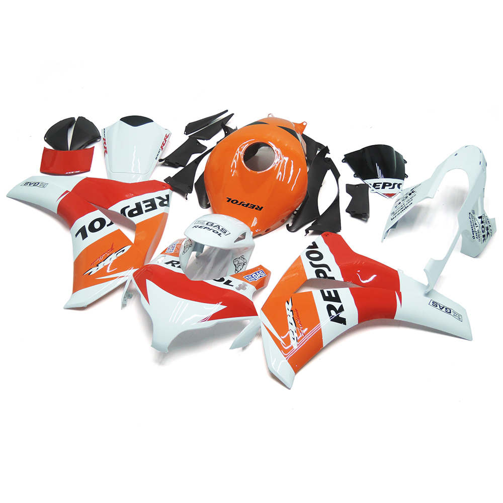 Fairing Kit Fit For Honda CBR1000RR 2008 2009 2010 2011 - White Orange Red