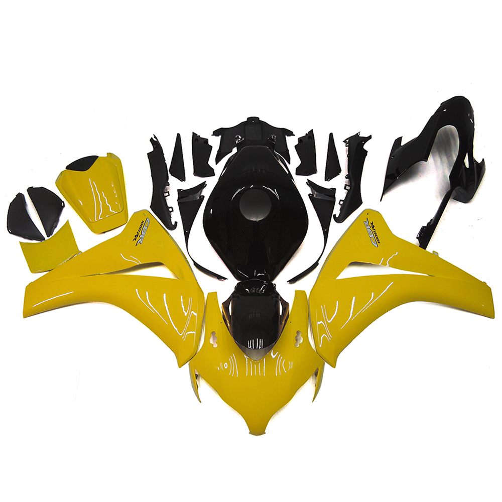 Fairing Kit Fit For Honda CBR1000RR 2008 2009 2010 2011 - Gloss Yellow Black