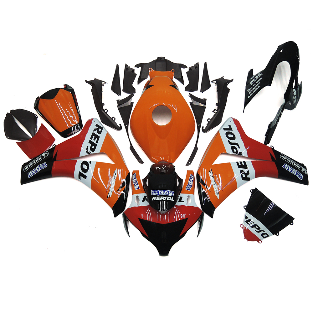 Fairing Kit Fit For Honda CBR1000RR 2008 2009 2010 2011 - Black Orange Red White