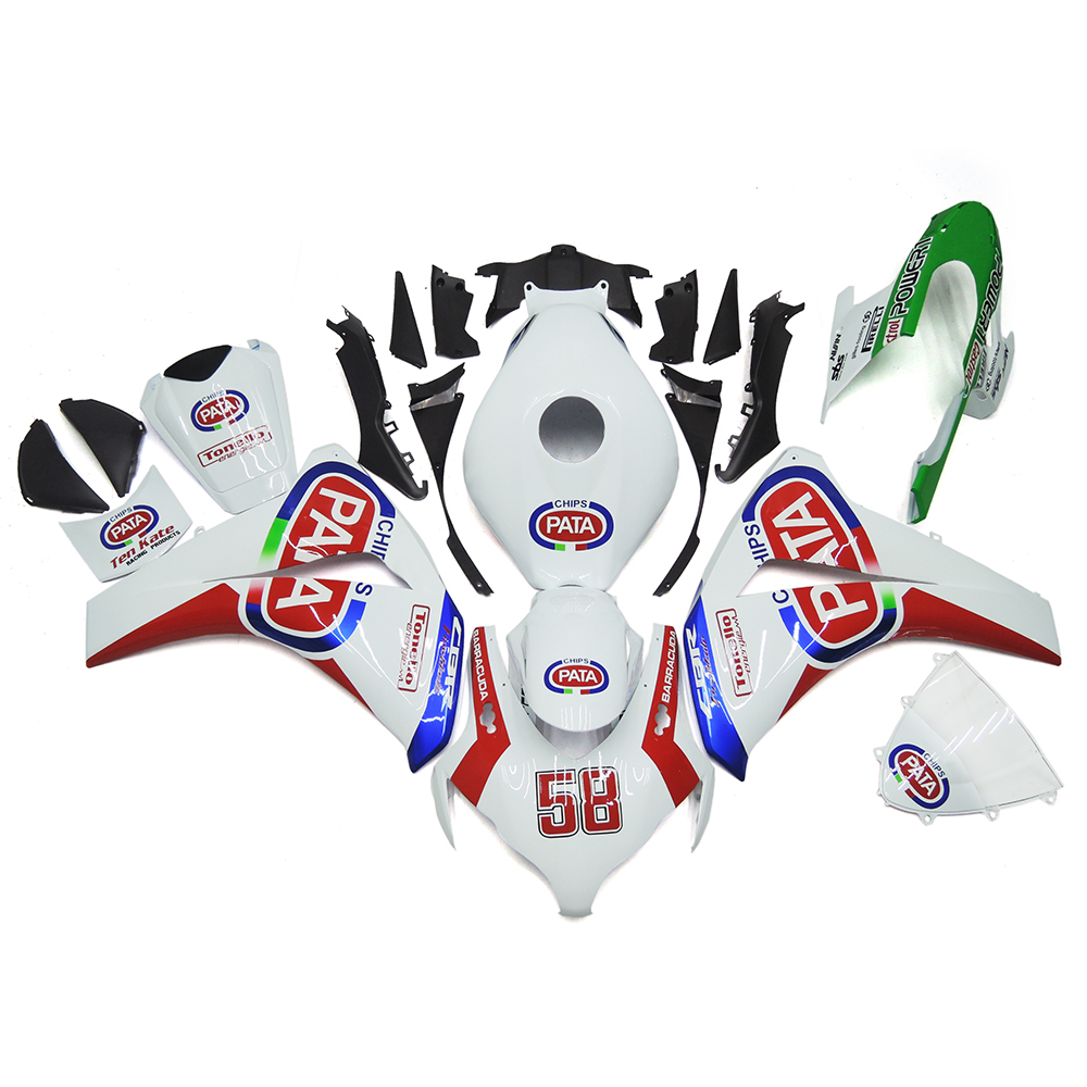 Fairing Kit Fit For Honda CBR1000RR 2008 2009 2010 2011 - White Red Blue Green