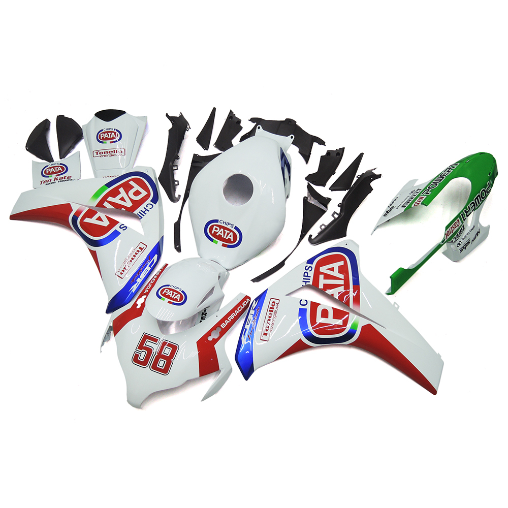 Fairing Kit Fit For Honda CBR1000RR 2008 2009 2010 2011 - White Red Blue Green