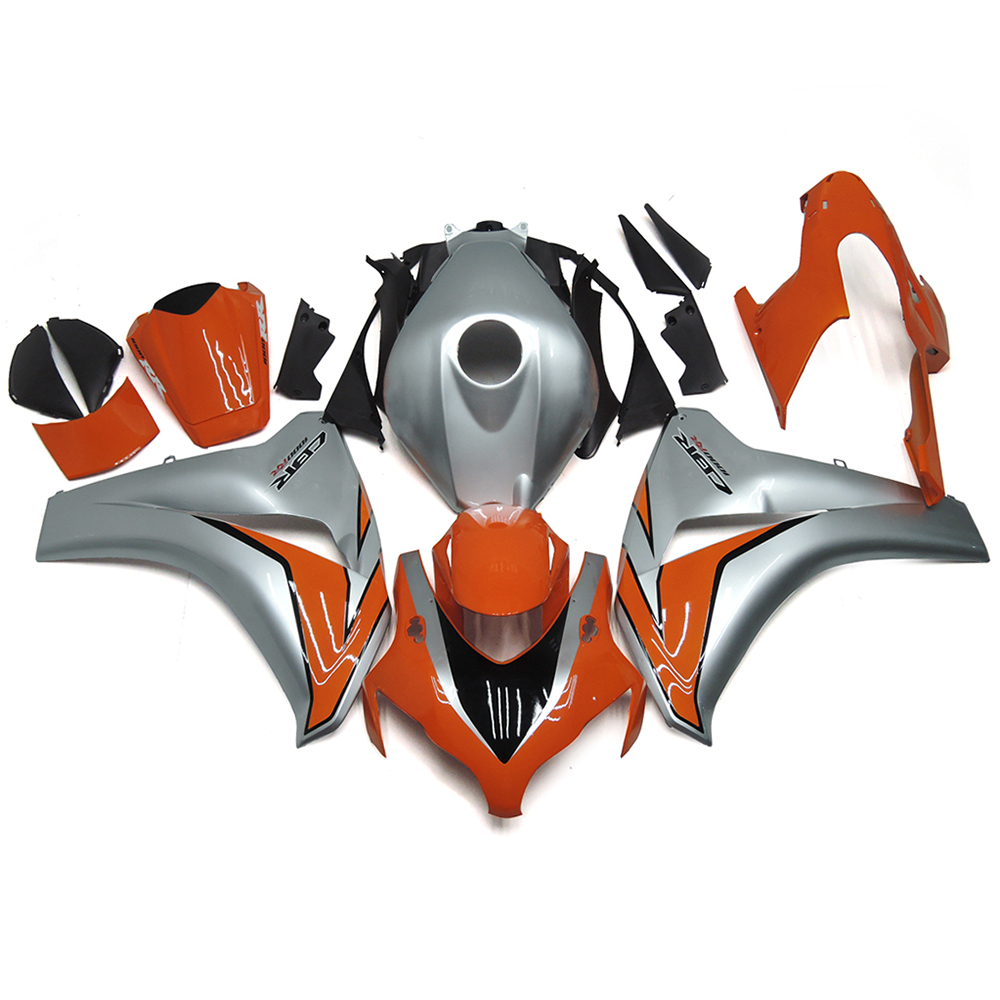 Fairing Kit Fit For Honda CBR1000RR 2008 2009 2010 2011 - Orange Deep Silver
