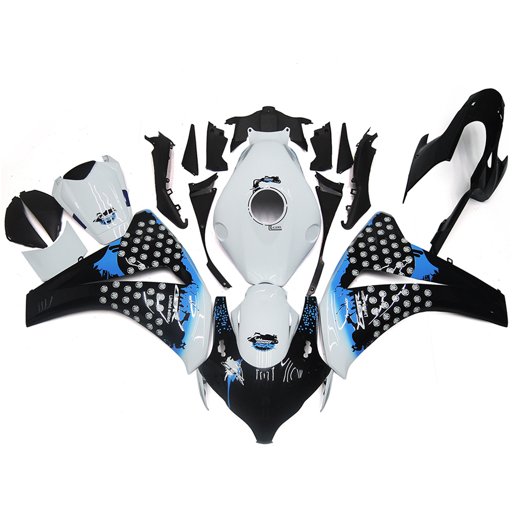 Fairing Kit Fit For Honda CBR1000RR 2008 2009 2010 2011 - Black White Blue