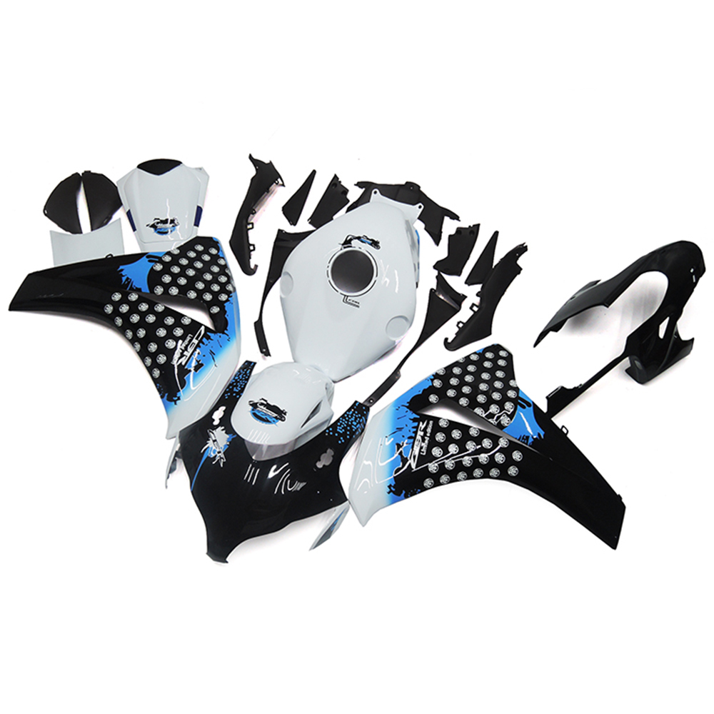 Fairing Kit Fit For Honda CBR1000RR 2008 2009 2010 2011 - Black White Blue
