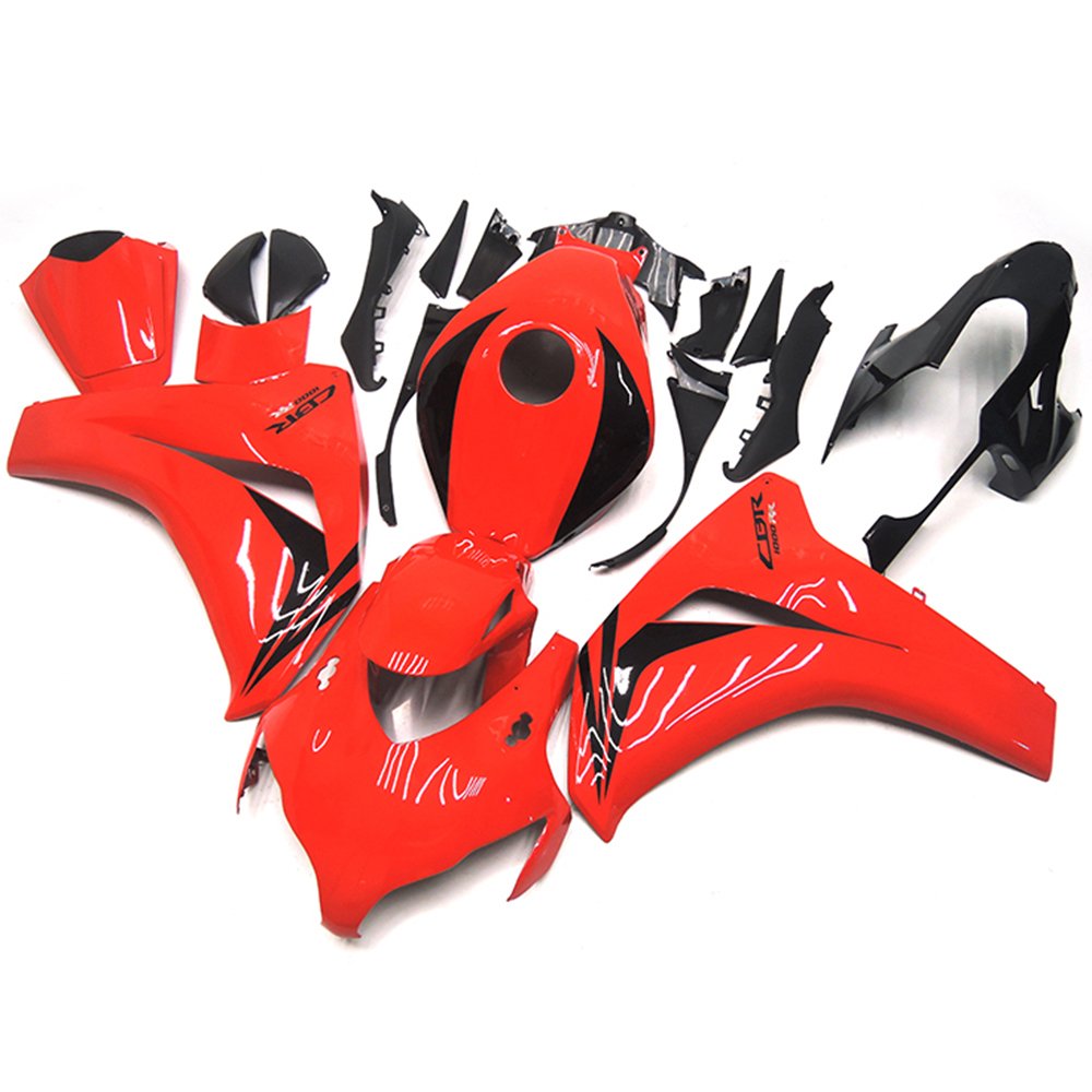 Fairing Kit Fit For Honda CBR1000RR 2008 2009 2010 2011 - Gloss Red Black