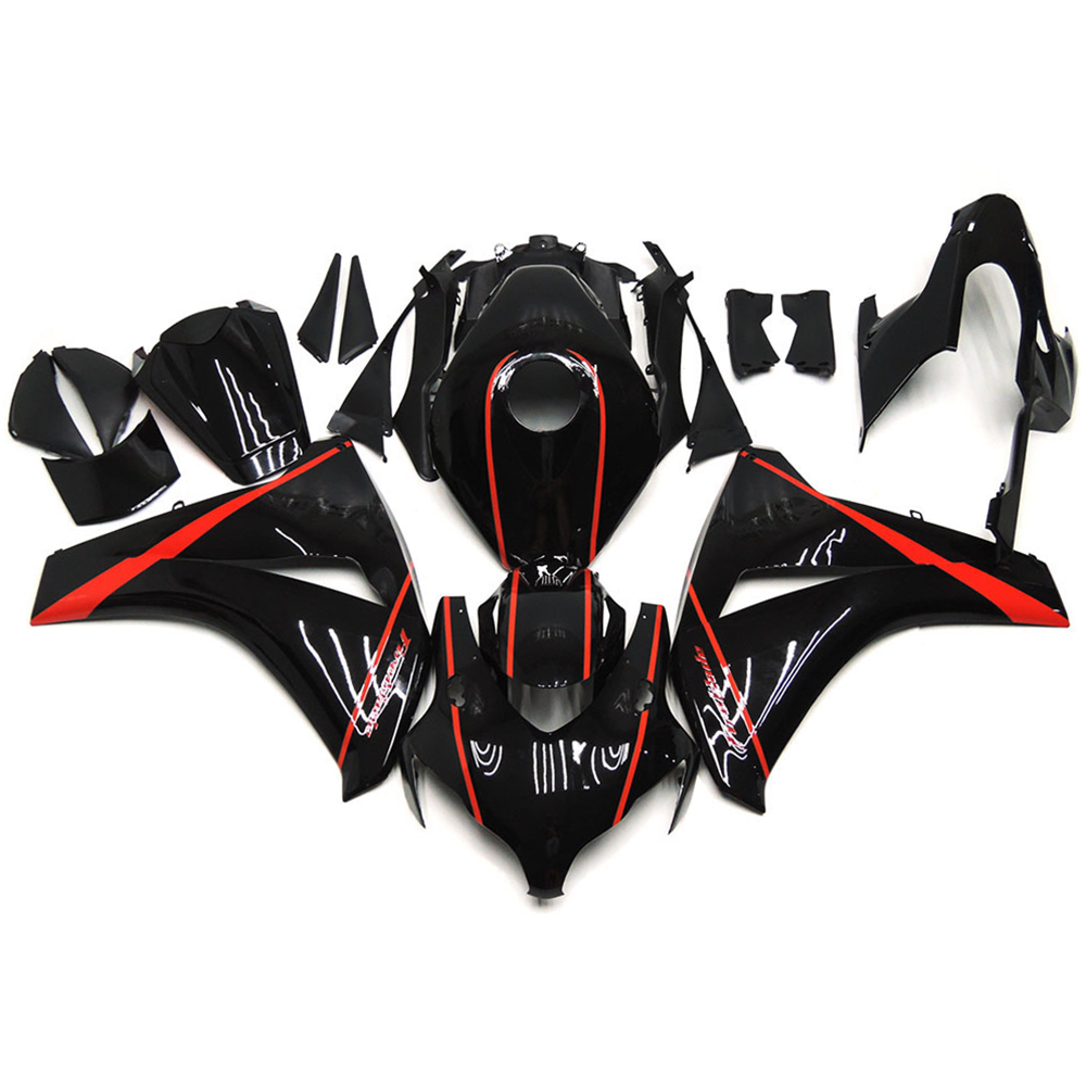 Fairing Kit Fit For Honda CBR1000RR 2008 2009 2010 2011 - Gloss Black Red