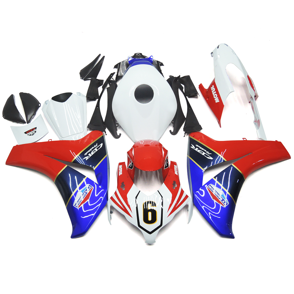 Fairing Kit Fit For Honda CBR1000RR 2008 2009 2010 2011 - White Red Dark Blue
