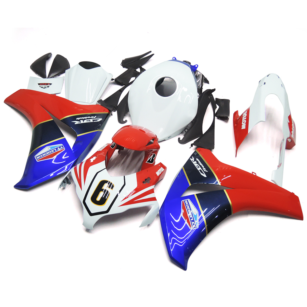 Fairing Kit Fit For Honda CBR1000RR 2008 2009 2010 2011 - White Red Dark Blue