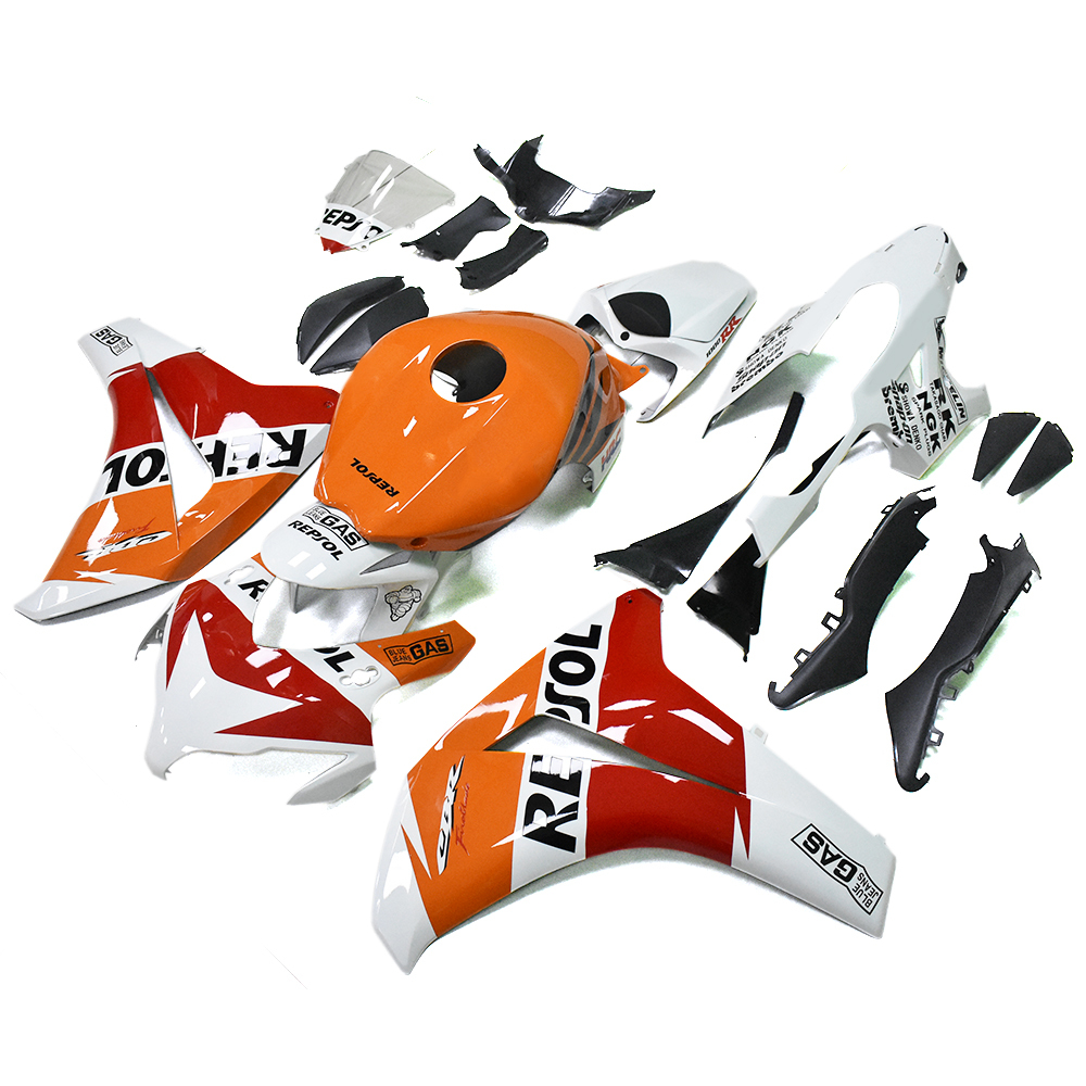 Fairing Kit Fit For Honda CBR1000RR 2008 2009 2010 2011 - White Orange Red