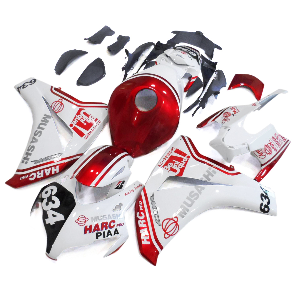Fairing Kit Fit For Honda CBR1000RR 2008 2009 2010 2011 - White Candy Red Black