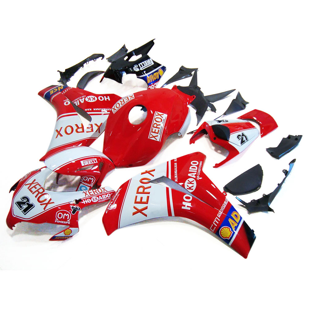 Fairing Kit Fit For Honda CBR1000RR 2008 2009 2010 2011 - Red White
