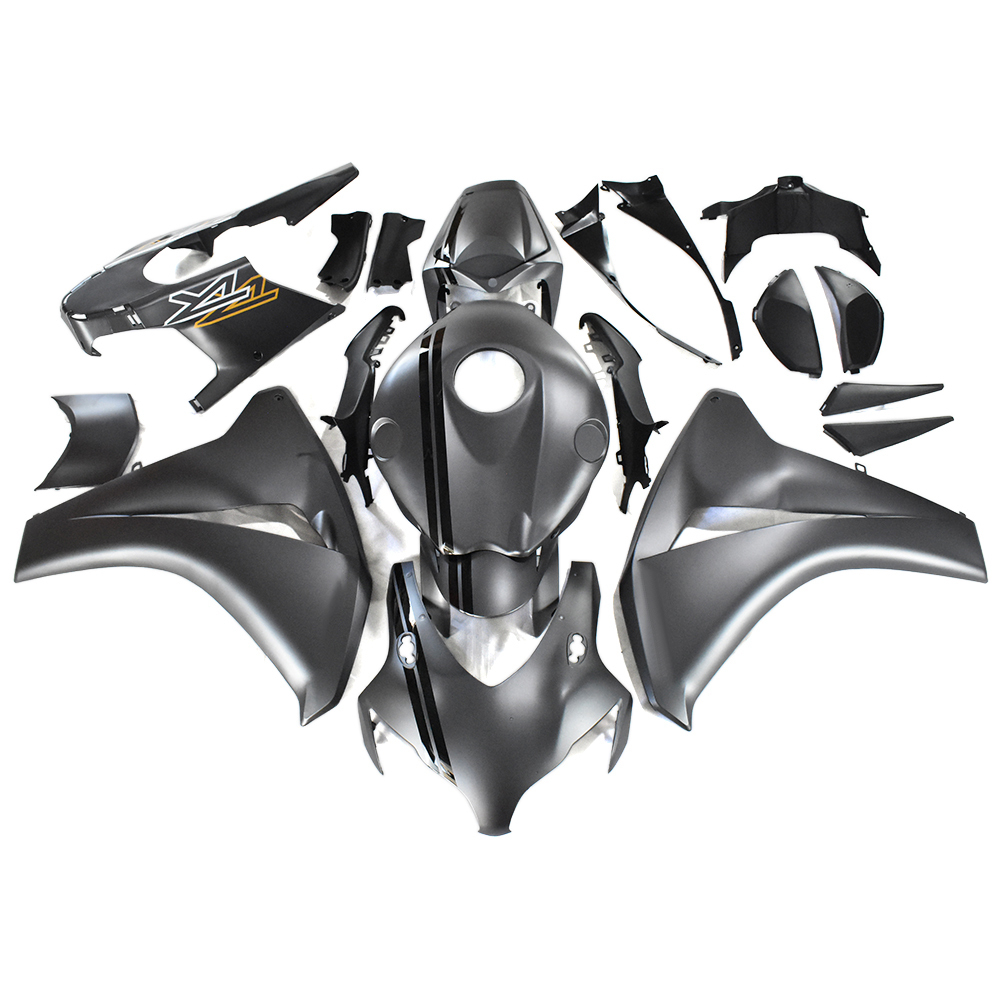 Fairing Kit Fit For Honda CBR1000RR 2008 2009 2010 2011 - Dark Grey Black