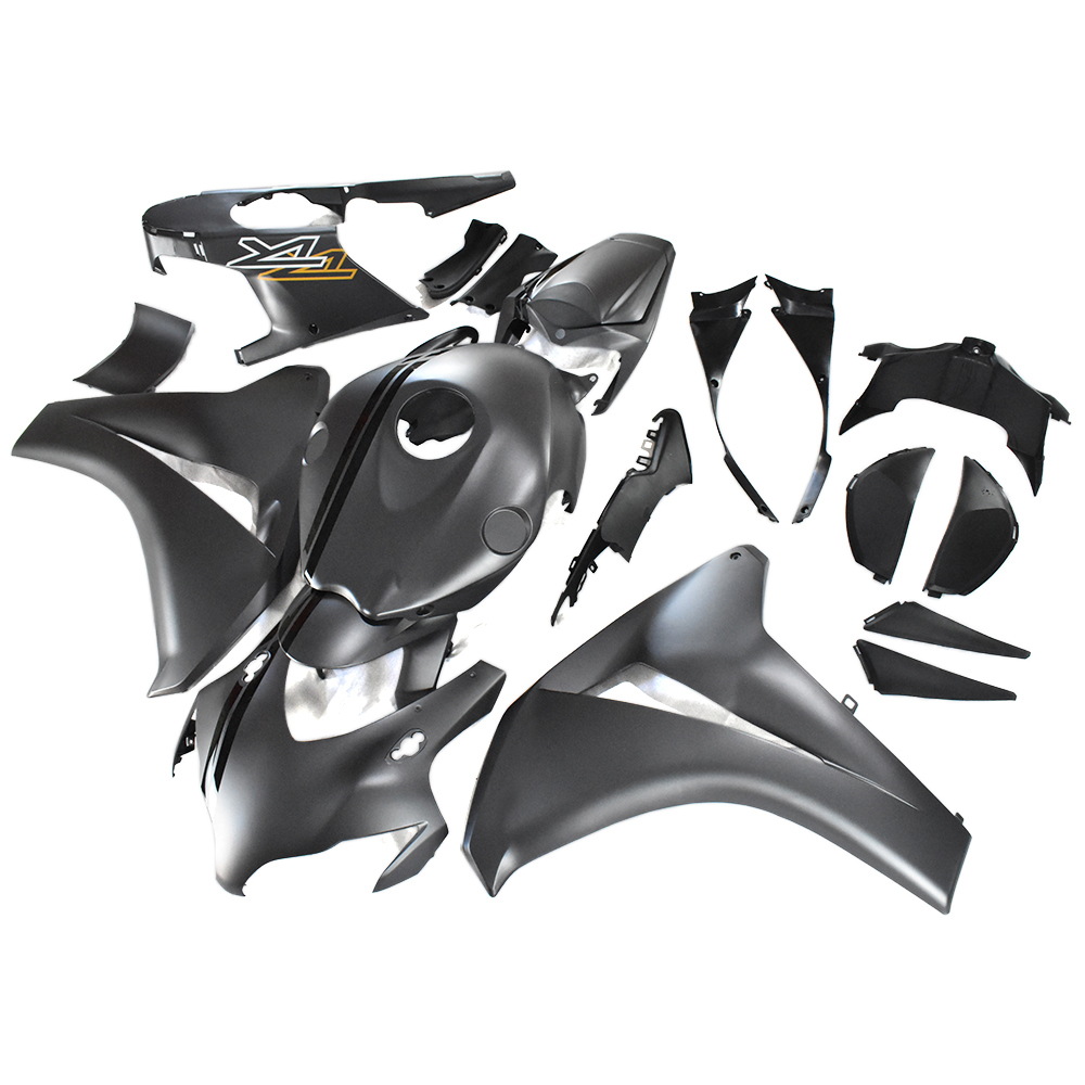 Fairing Kit Fit For Honda CBR1000RR 2008 2009 2010 2011 - Dark Grey Black