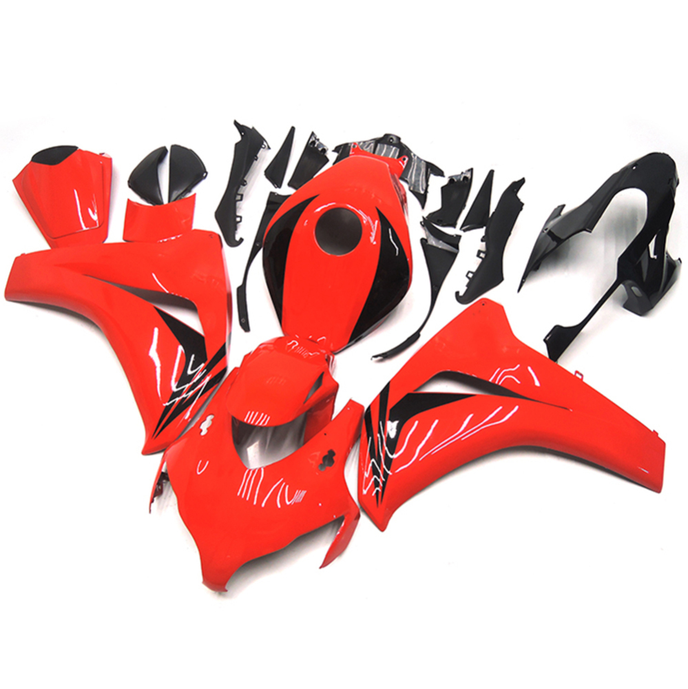 Fairing Kit Fit For Honda CBR1000RR 2008 2009 2010 2011 - Gloss Red Black