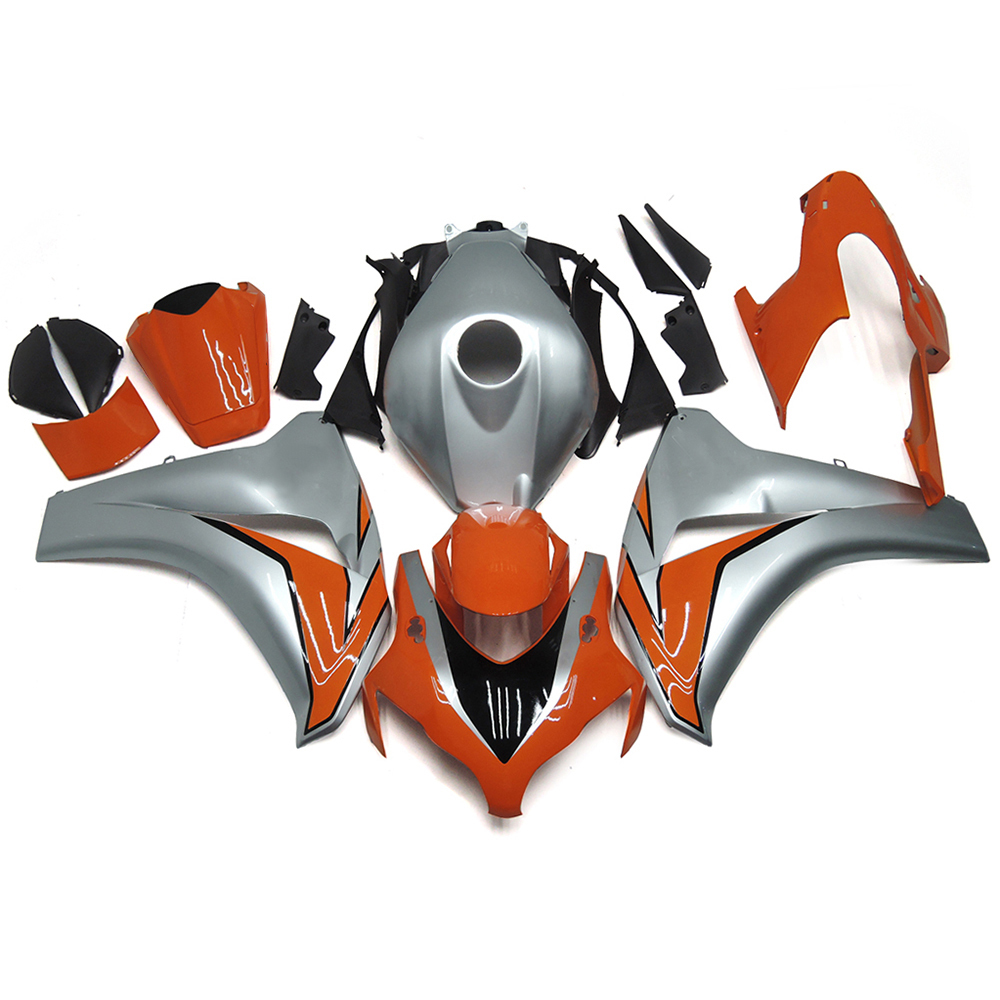 Fairing Kit Fit For Honda CBR1000RR 2008 2009 2010 2011 - Orange Grey