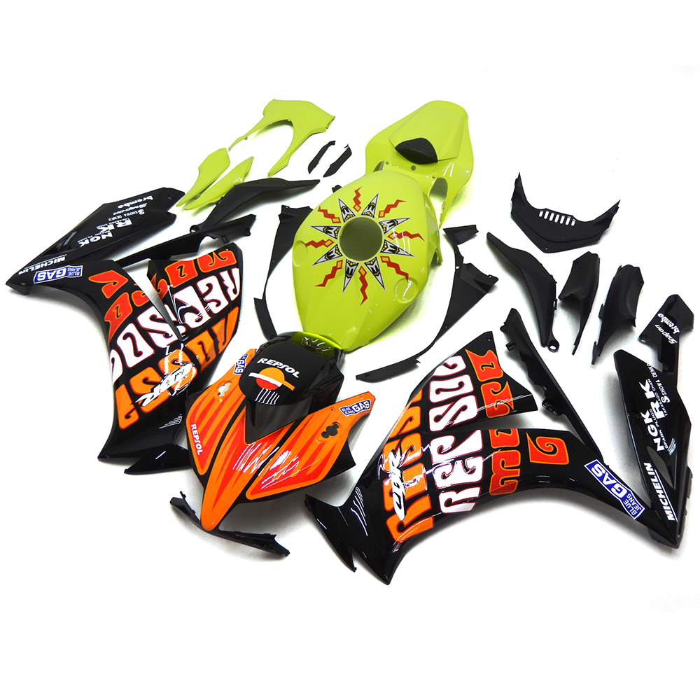 Fairing Kit Fit For Honda CBR1000RR 2012 2013 2014 2015 2016 - Black Green Orange