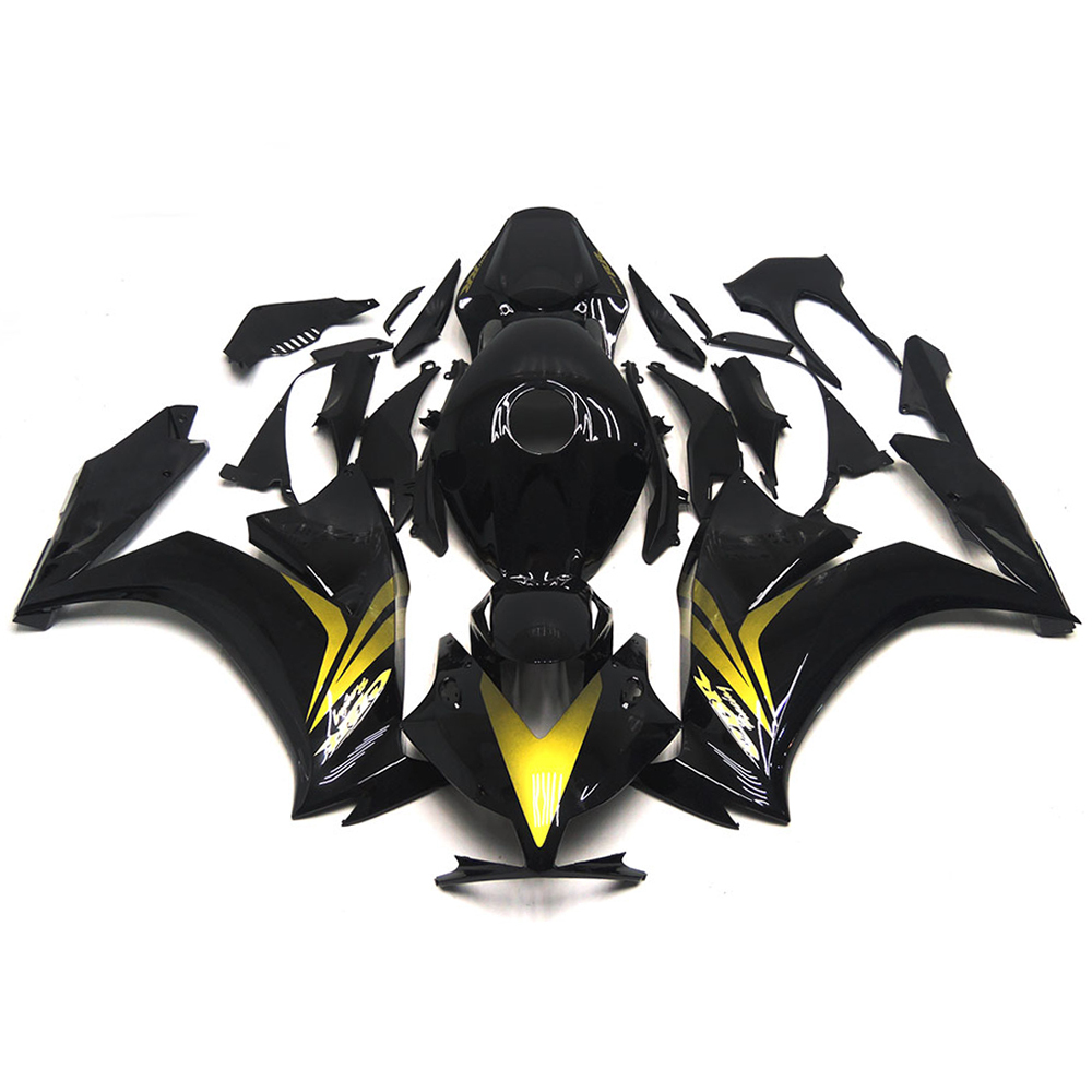 Fairing Kit Fit For Honda CBR1000RR 2012 2013 2014 2015 2016 - Gloss Black Gold