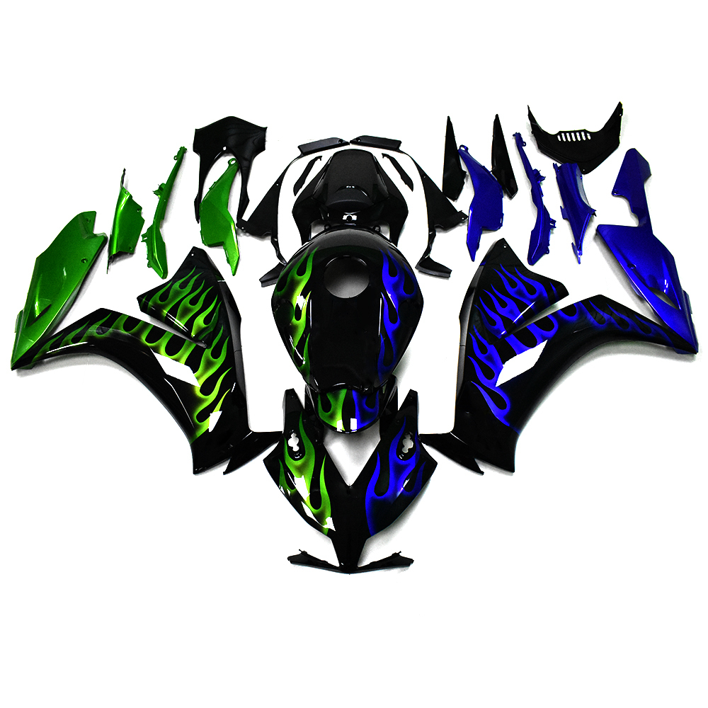 Fairing Kit Fit For Honda CBR1000RR 2012 2013 2014 2015 2016 - Black Green Blue Flame