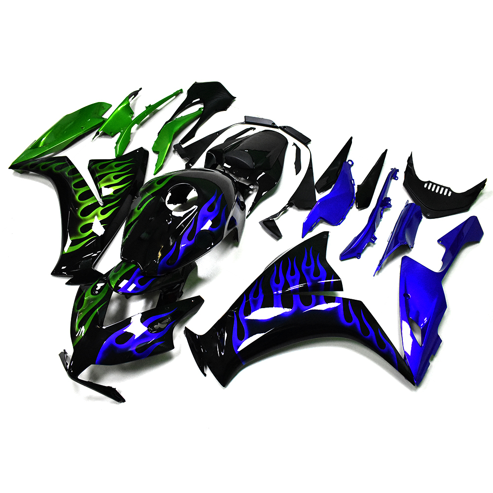 Fairing Kit Fit For Honda CBR1000RR 2012 2013 2014 2015 2016 - Black Green Blue Flame