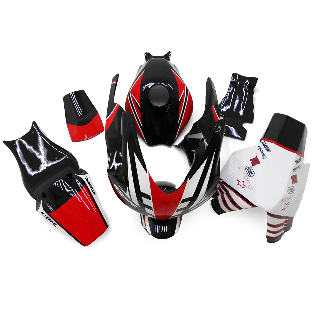 Fiberglass Racing Fairing Kit Fit For Honda CBR1000RR 2008 2009 2010 2011 - Red Black White