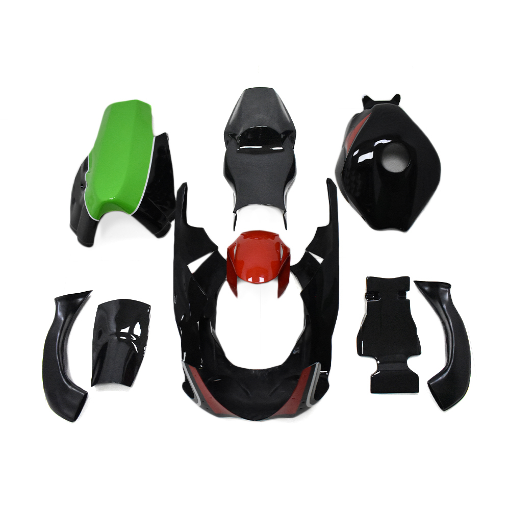 Fiberglass Racing Fairing Kit Fit For Honda CBR1000RR 2008 2009 2010 2011 - Black Red Green