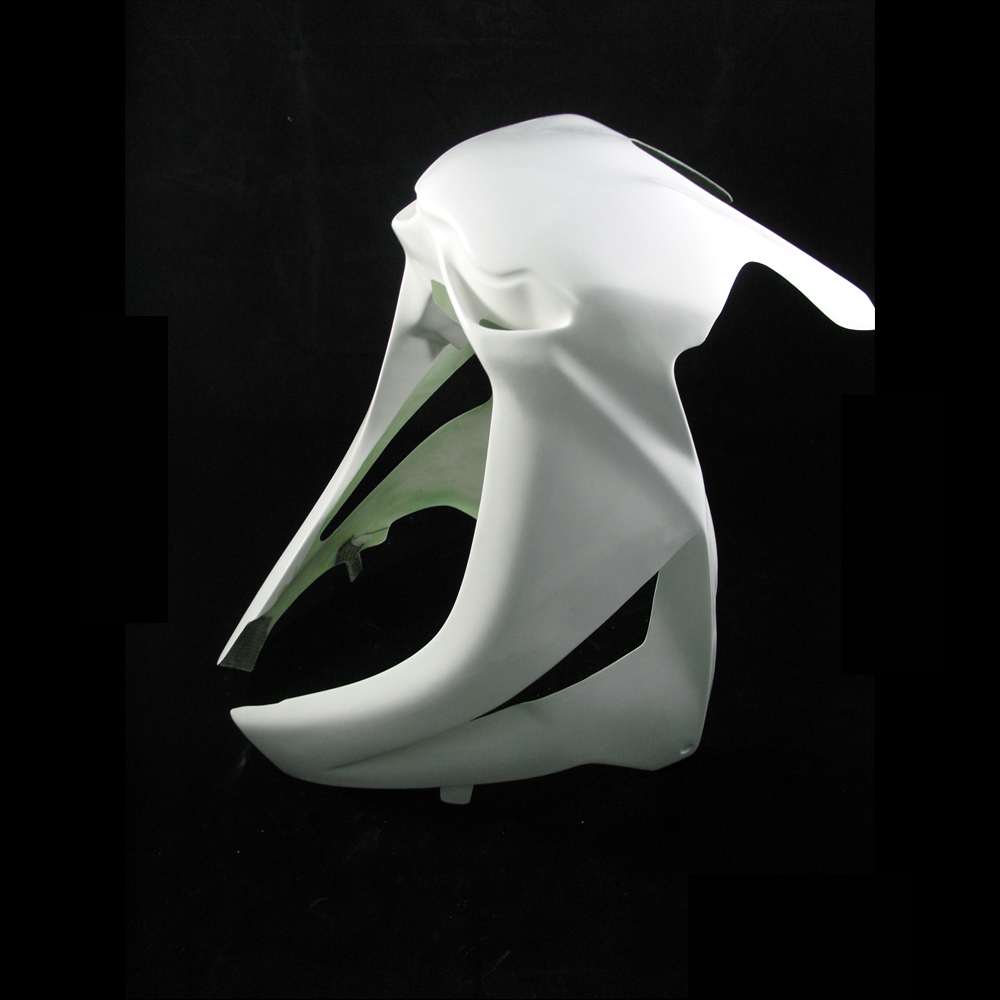 Fiberglass Racing Fairing Kit Fit For Honda CBR1000RR 2008 2009 2010 2011 - Unpainted White