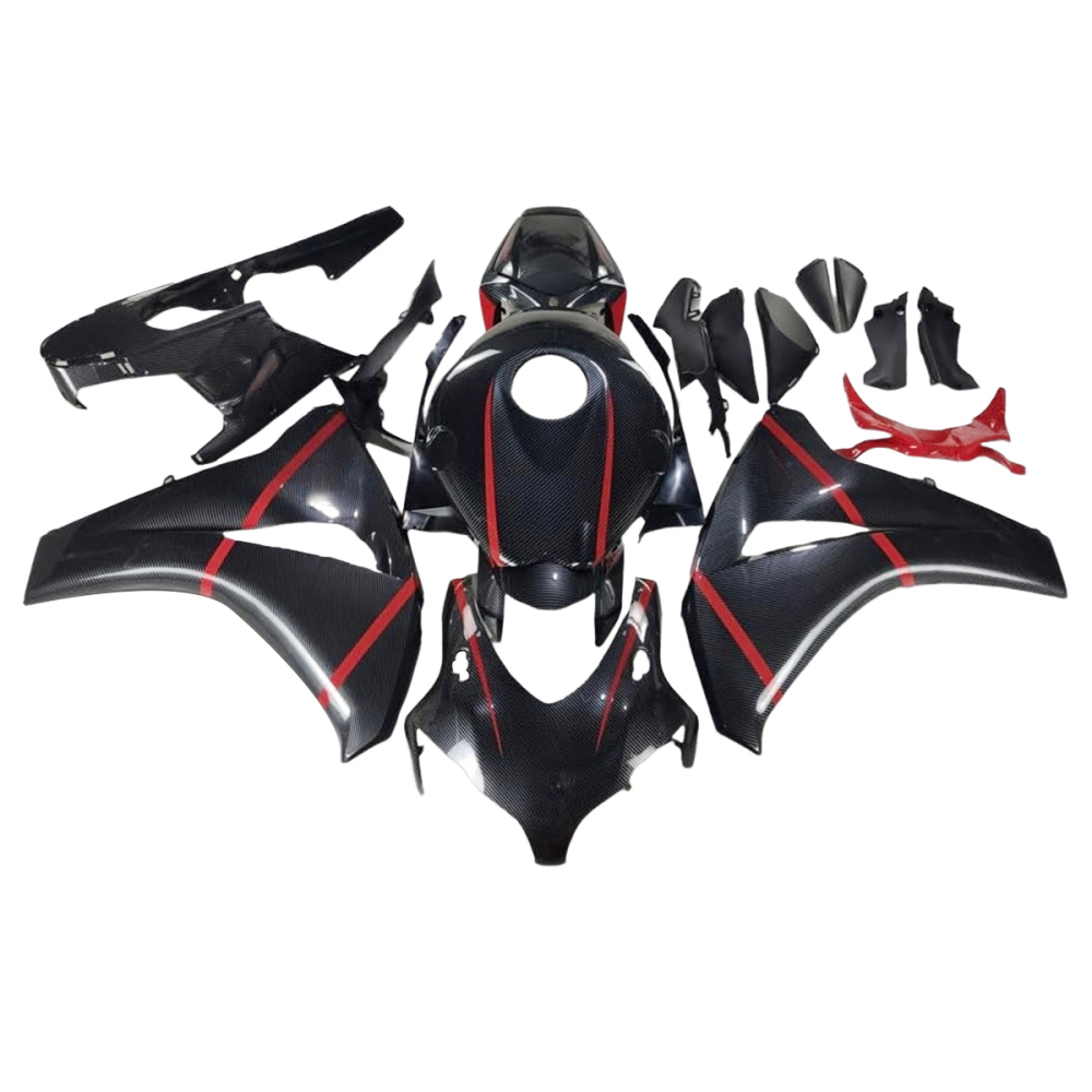 Fairing Kit Fit For Honda CBR1000RR 2008 2009 2010 2011 - Imitation Carbon Fiber Red