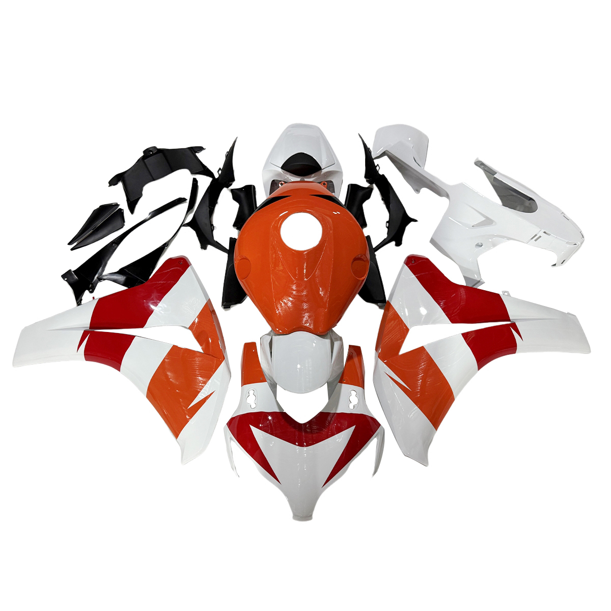 Fairing Kit Fit For Honda CBR1000RR 2008 2009 2010 2011 - Orange White