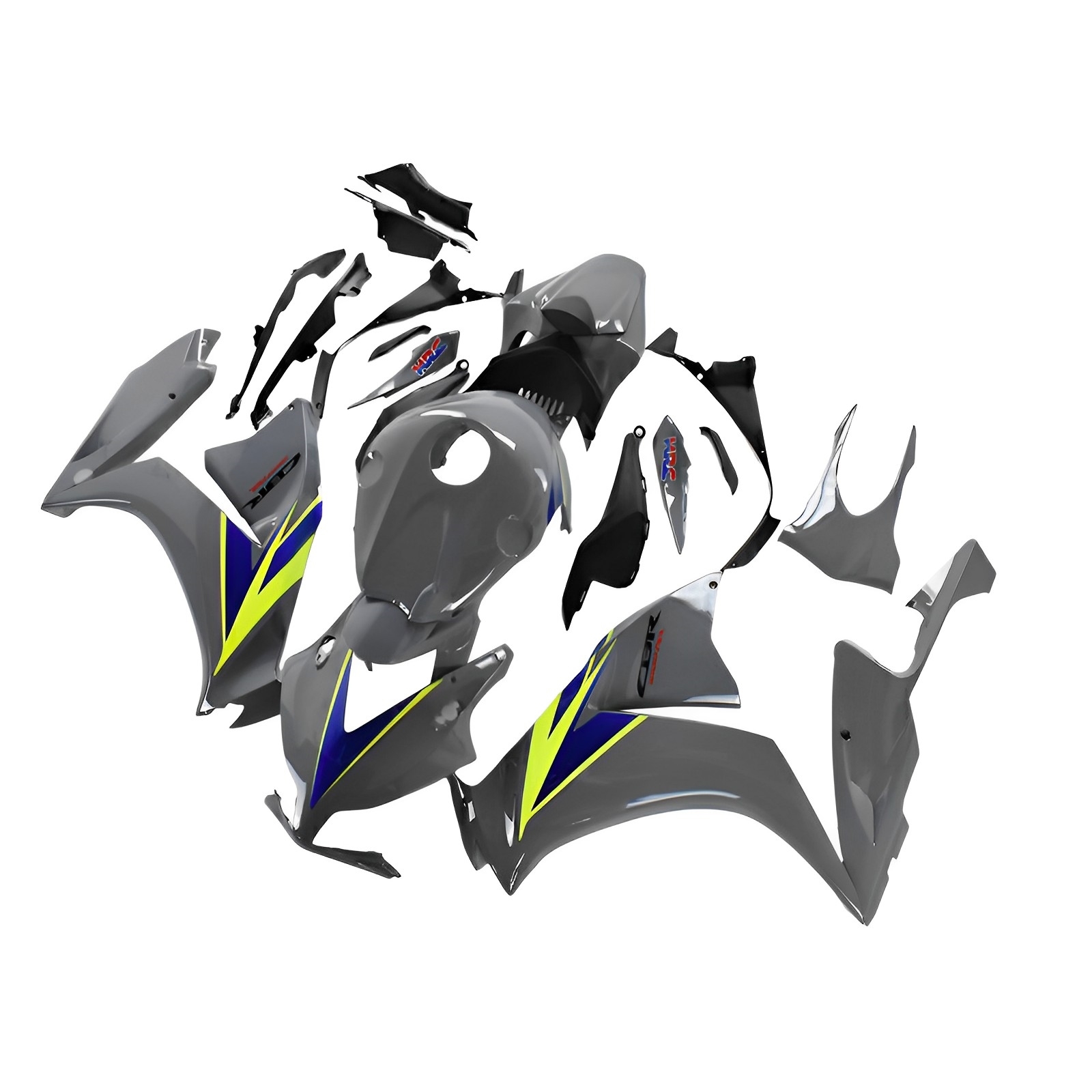 Fairing Kit Fit For Honda CBR1000RR 2012 2013 2014 2015 2016 - Cement Grey Blue Yellow