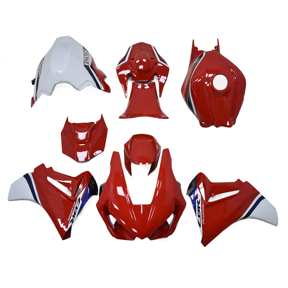 Fiberglass Racing Fairing Kit Fit For Honda CBR1000RR 2017 2018 2019 2020 - Red White Black Blue
