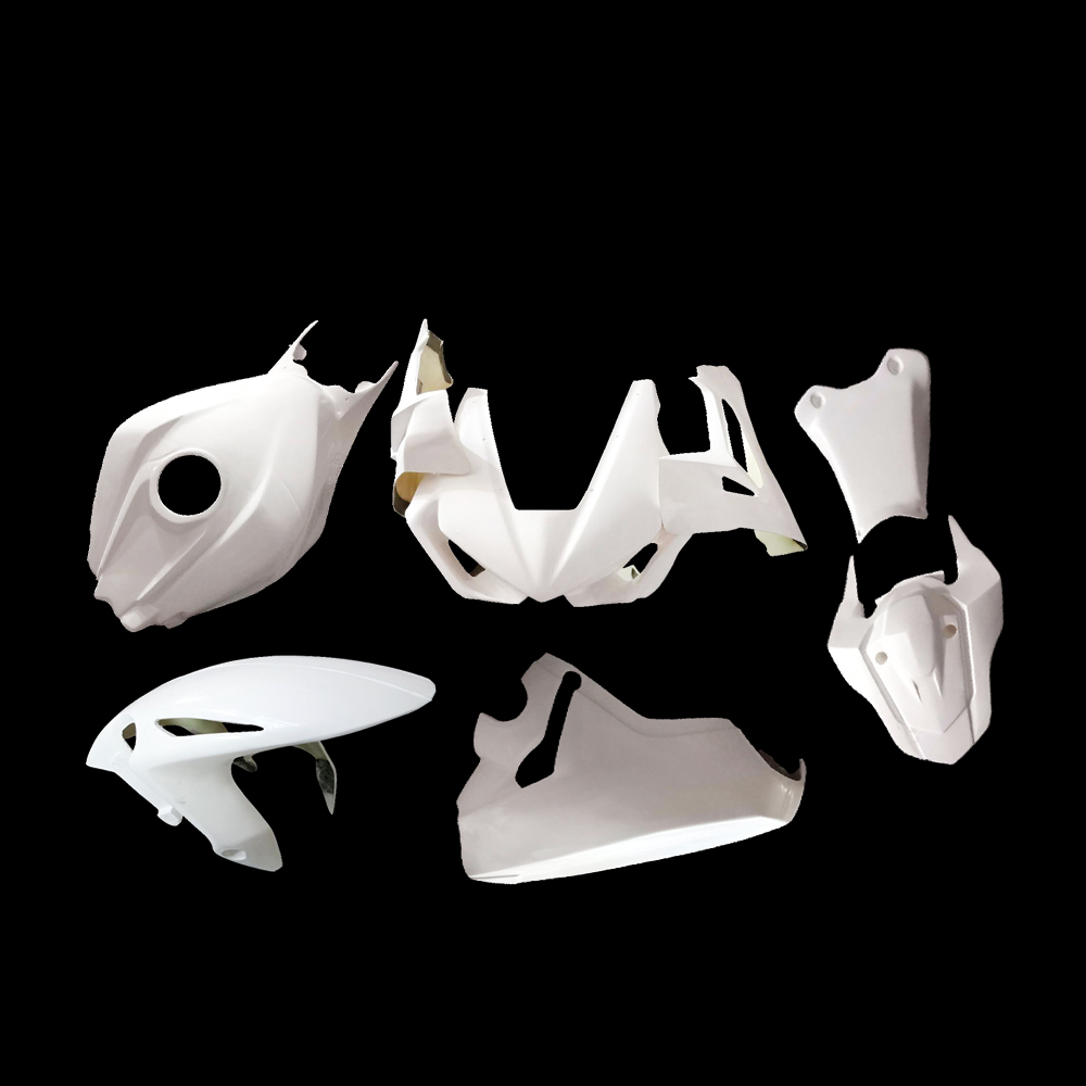 Fiberglass Racing Fairing Kit Fit For Honda CBR1000RR 2017 2018 2019 2020 - Unpainted White