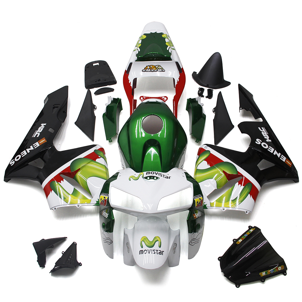 Fairing Kit Fit For Honda CBR1000RR 2003 - 2004 - Green White Black