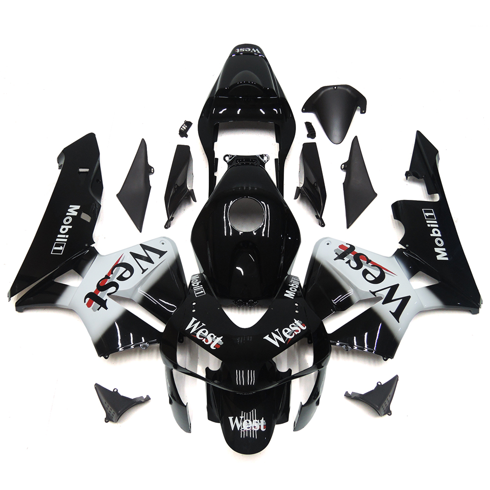 Fairing Kit Fit For Honda CBR1000RR 2003 - 2004 - Black White