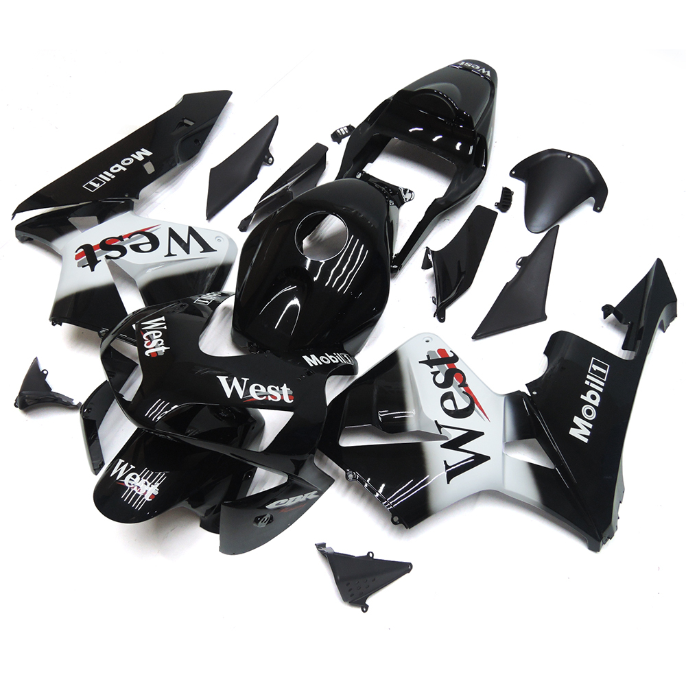 Fairing Kit Fit For Honda CBR1000RR 2003 - 2004 - Black White