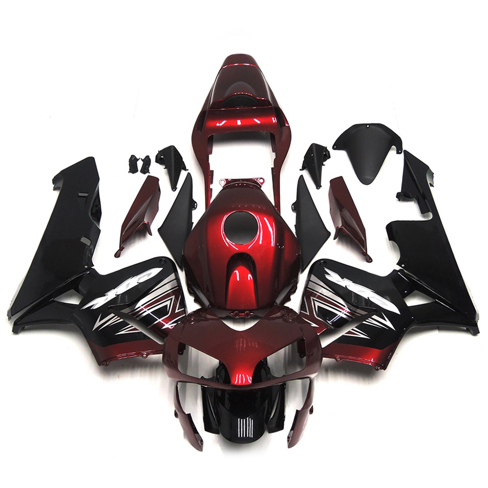 Fairing Kit Fit For Honda CBR1000RR 2003 - 2004 - Dark Red Black