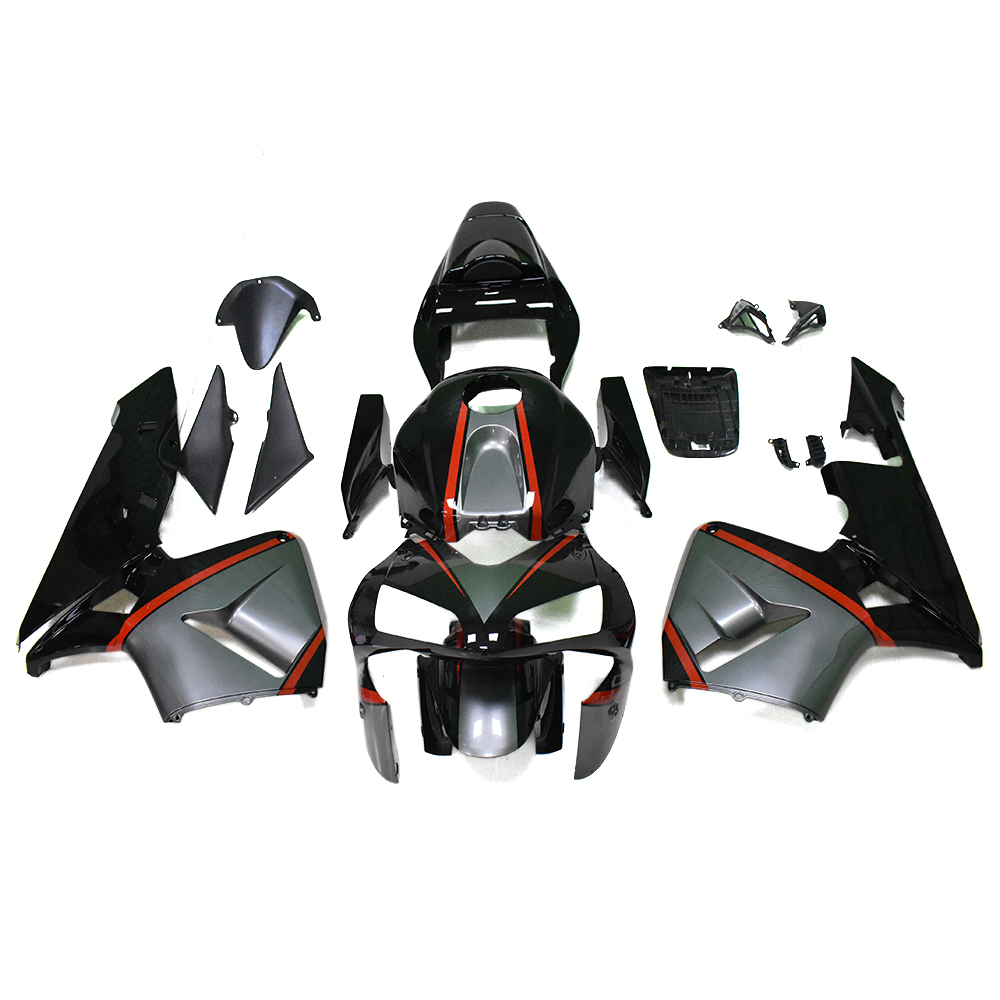 Fairing Kit Fit For Honda CBR1000RR 2003 - 2004 - Grey Black Red Stripe