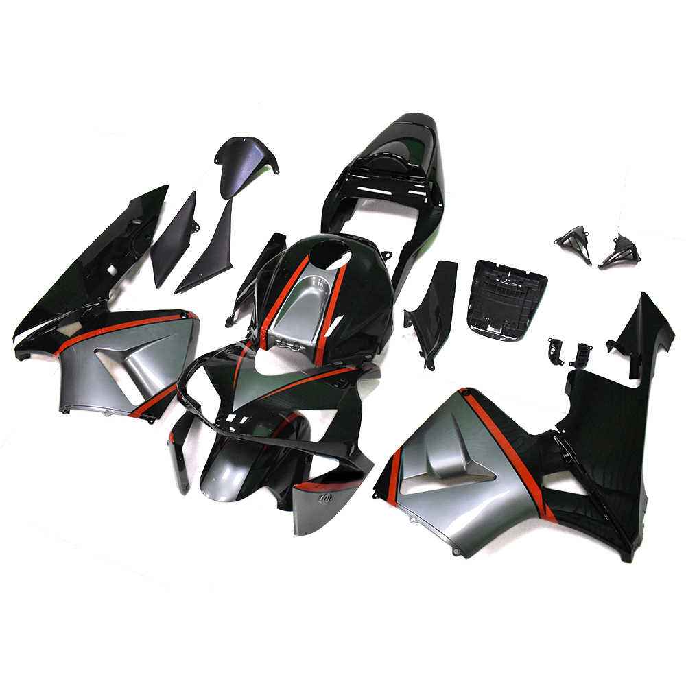 Fairing Kit Fit For Honda CBR1000RR 2003 - 2004 - Grey Black Red Stripe