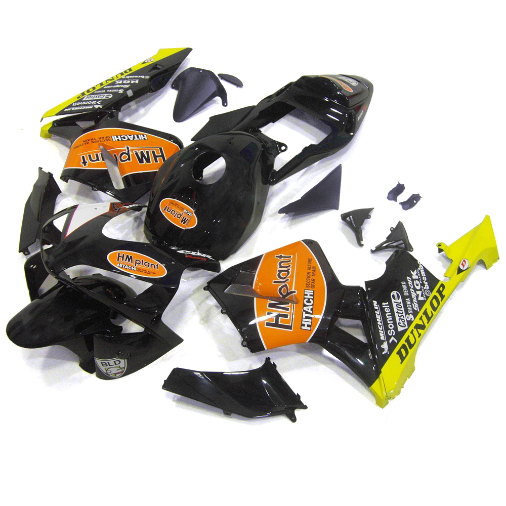 Fairing Kit Fit For Honda CBR1000RR 2003 - 2004 - Black Yellow Orange