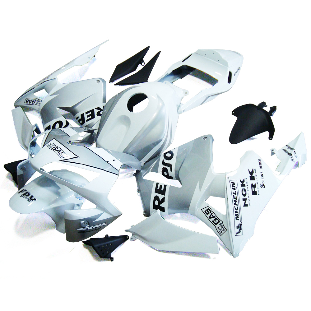 Fairing Kit Fit For Honda CBR1000RR 2003 - 2004 - White Silver